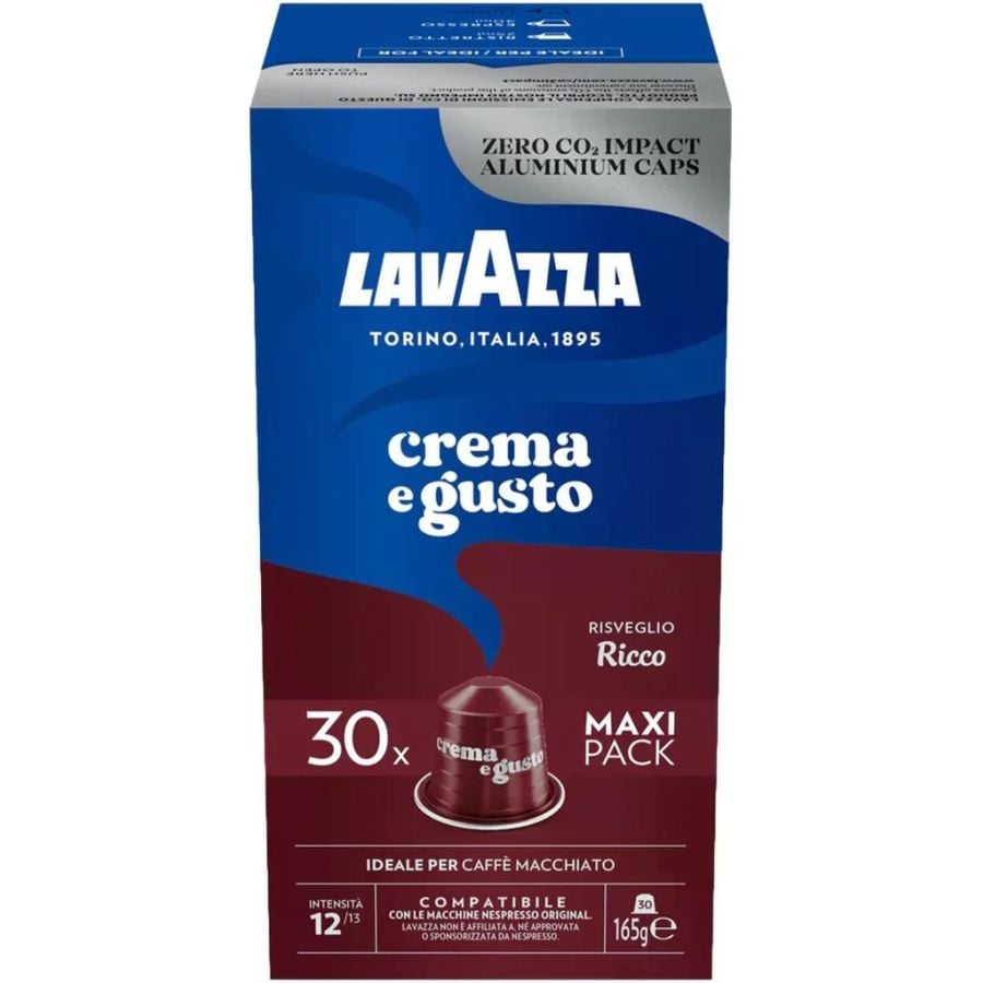 Lavazza Crema e Gusto Ricco Nespresso-Compatible Coffee Capsule 30 pcs