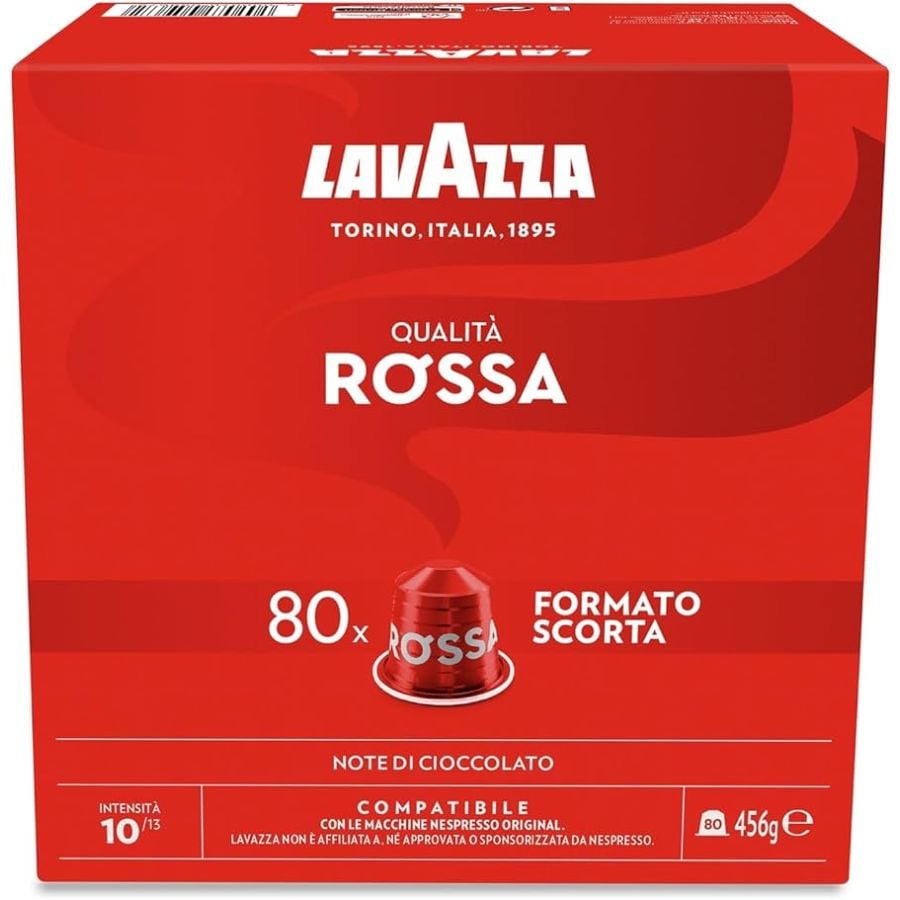 Lavazza Qualita Rossa Nespresso-Compatible Coffee Capsule 80 pcs