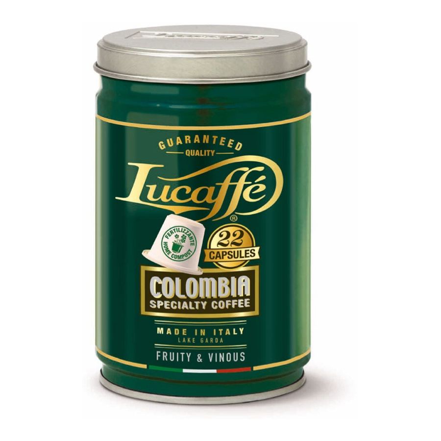 Lucaffé Colombia Biodégradable Capsules de café compatibles Nespresso 22 pcs