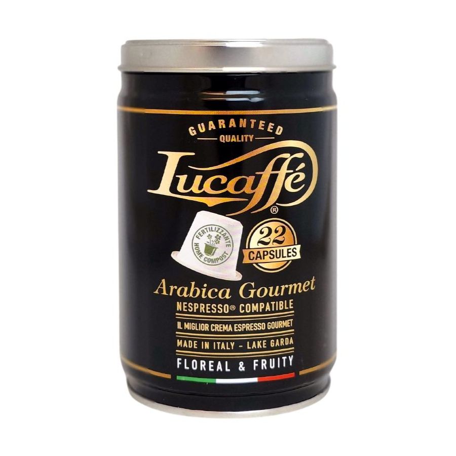 Lucaffé 100 % Arabica Biodégradable Capsules de café compatibles Nespresso 20 pcs
