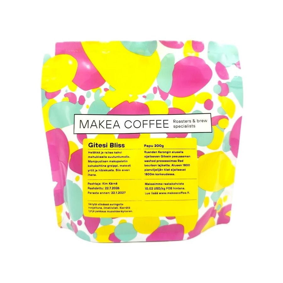 Makea Coffee Gitesi Bliss 200 g Coffee Beans