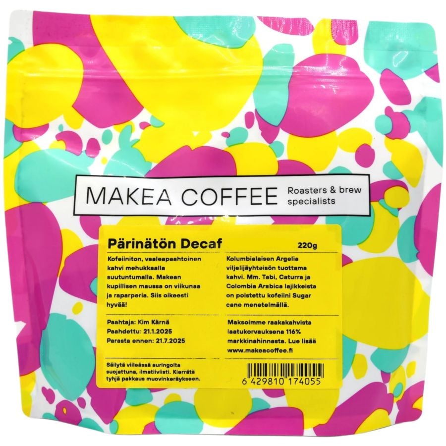Makea Coffee Pärinätön Decaf 220 g Coffee Beans