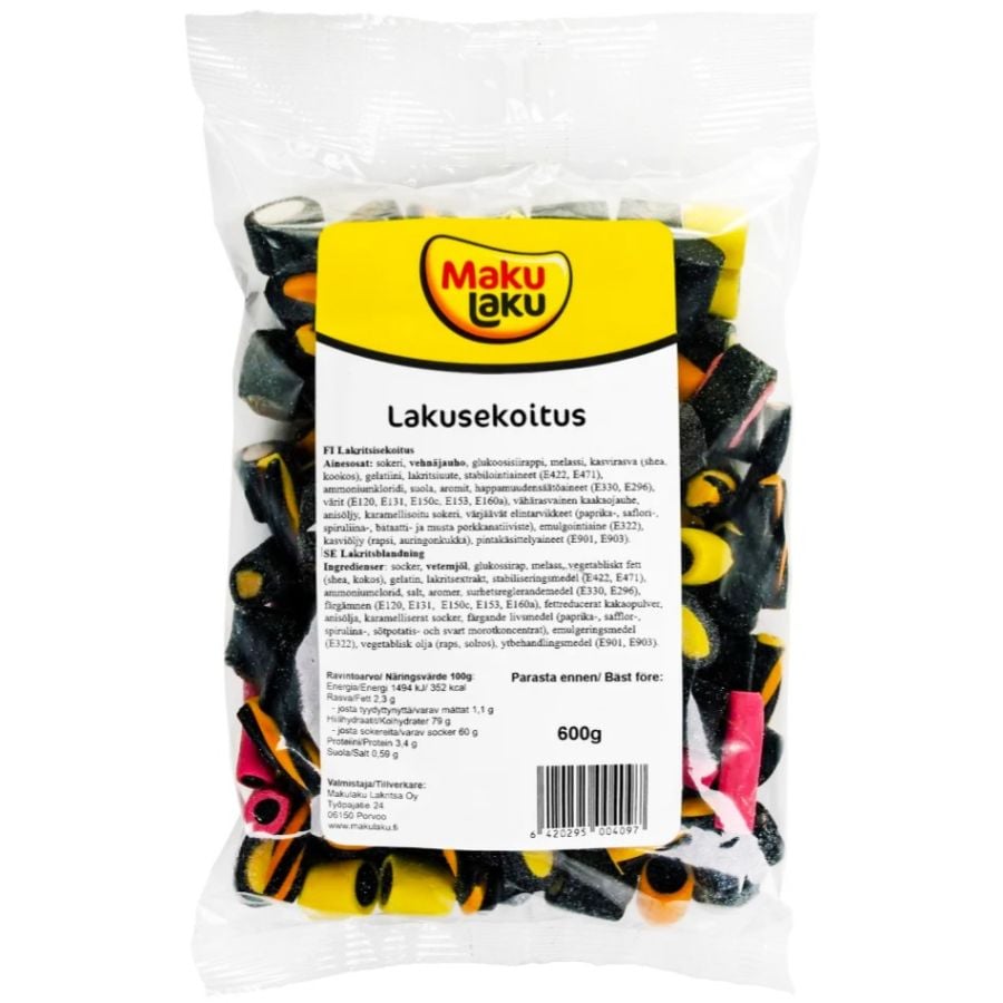 MakuLaku Liquorice Mix 600 g