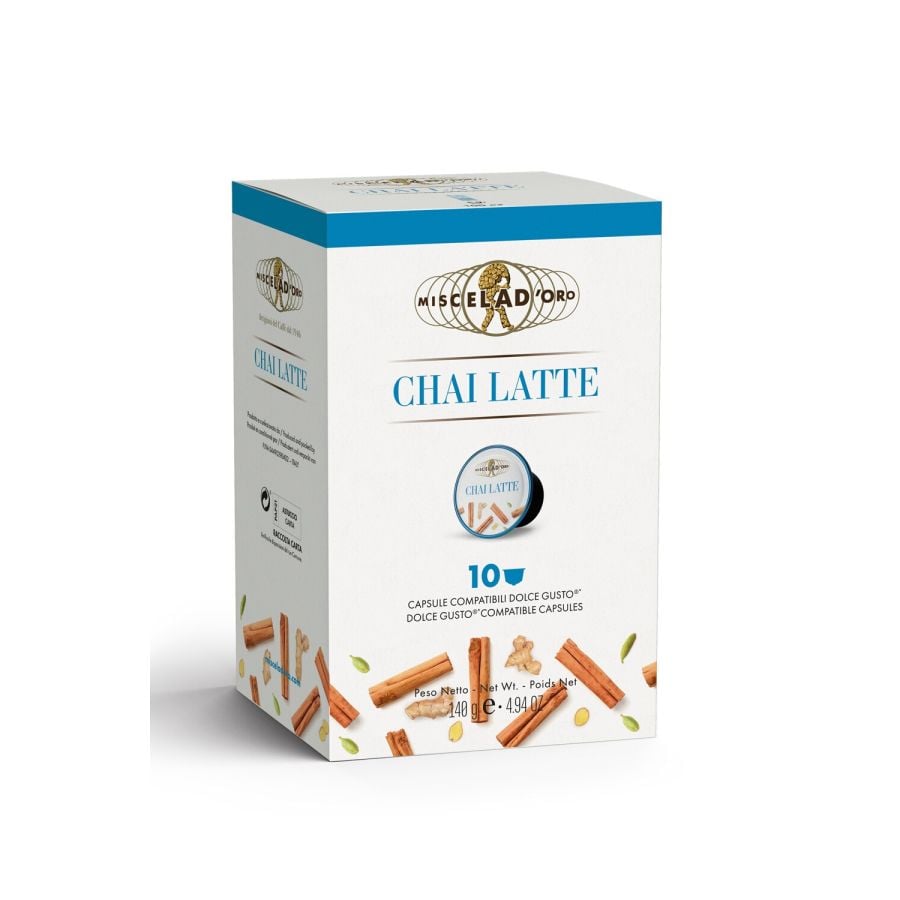 Miscela d'Oro Chai Latte - cápsulas compatibles con Dolce Gusto® 10 uds.
