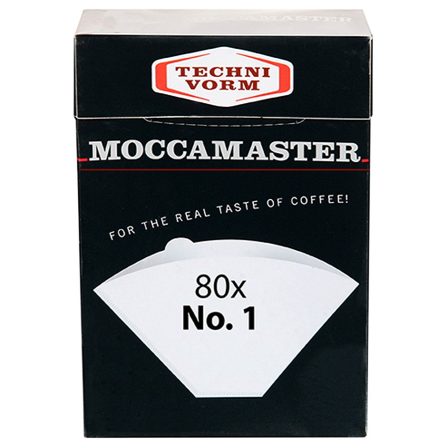 Moccamaster Cup-One filtres en papier n° 1, 80 pièces