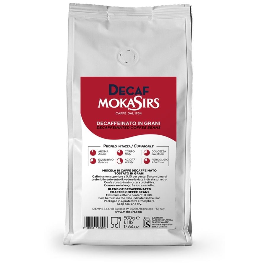 MokaSirs Décaféiné café en grains, 500 g