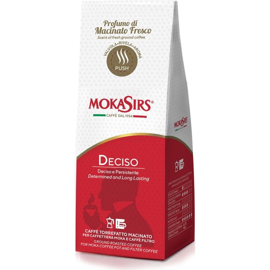 MokaSirs Deciso 180 g café molido