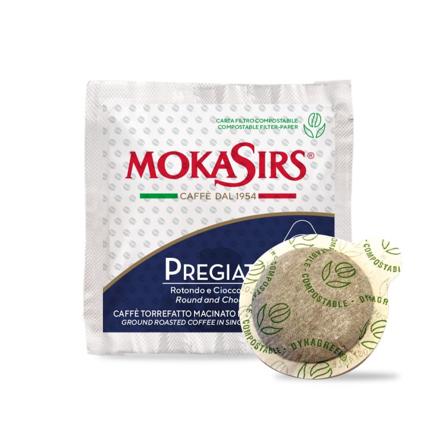 MokaSirs Pregiato dosettes de café expresso, 200 pièces