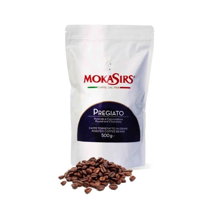 MokaSirs Pregiato café en grains, 500 g
