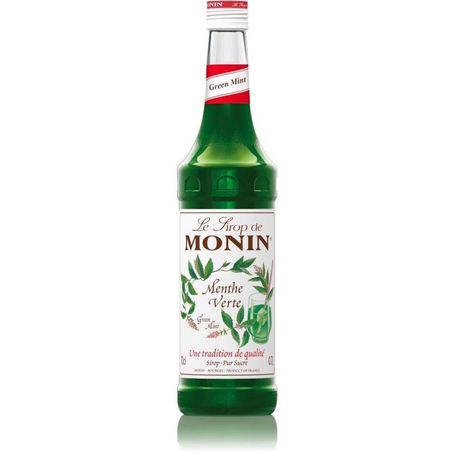 Monin Green Mint sirope con sabor 700 ml