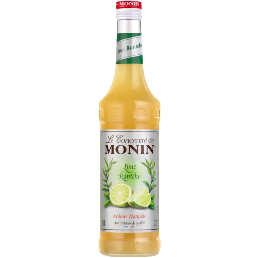 Monin Concentré Lime Rantcho Sans Sucre, 700 ml