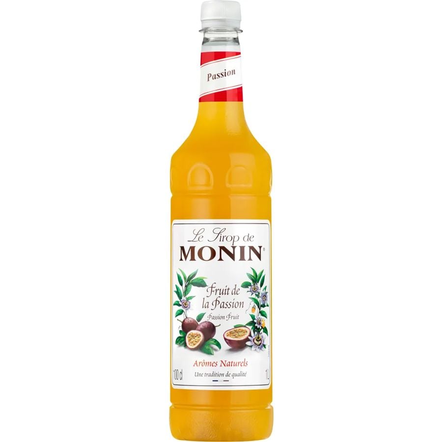Monin Passion Fruit sirope con sabor 1 l botella PET