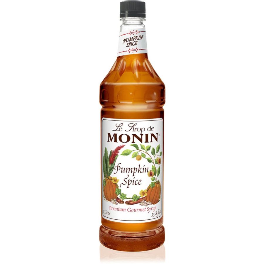 Monin Sirop Citrouille epicée, Bouteille PET, 1 l