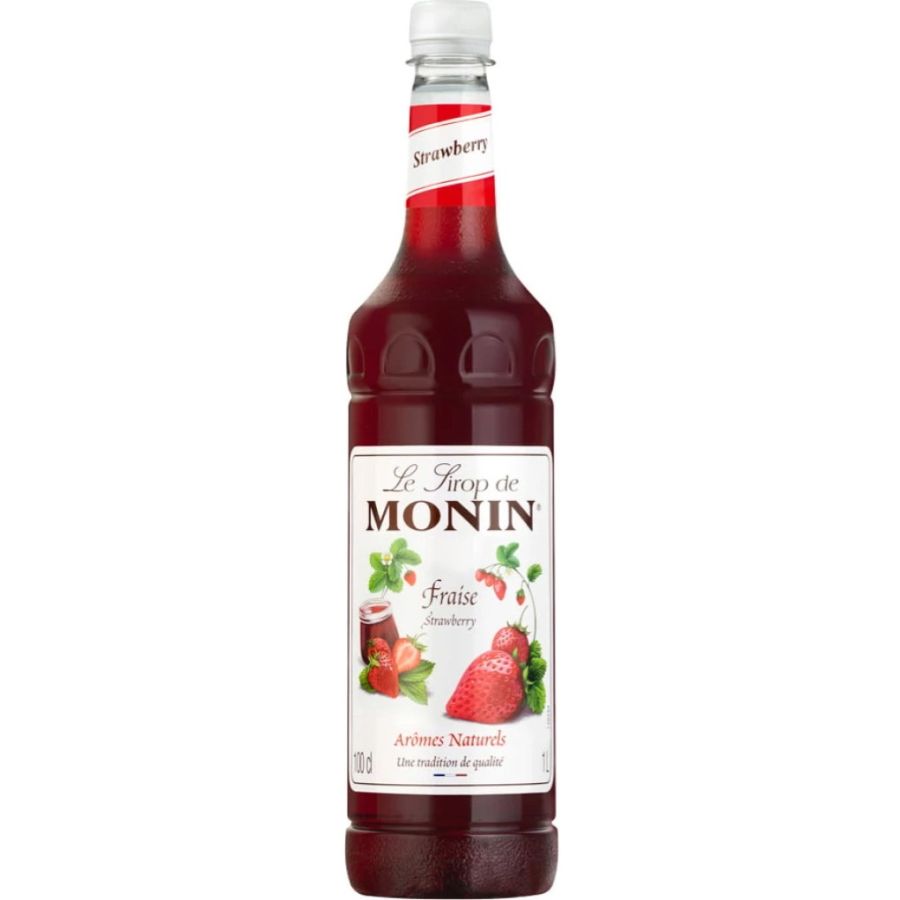 Monin Strawberry sirope de fresa 1 l botella PET