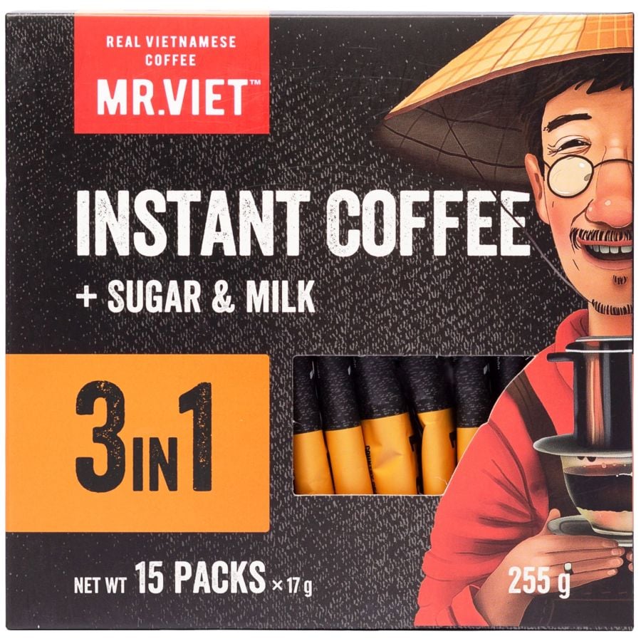 Mr. Viet Cà Phê 3in1 Instant Coffee 15 x 17 g
