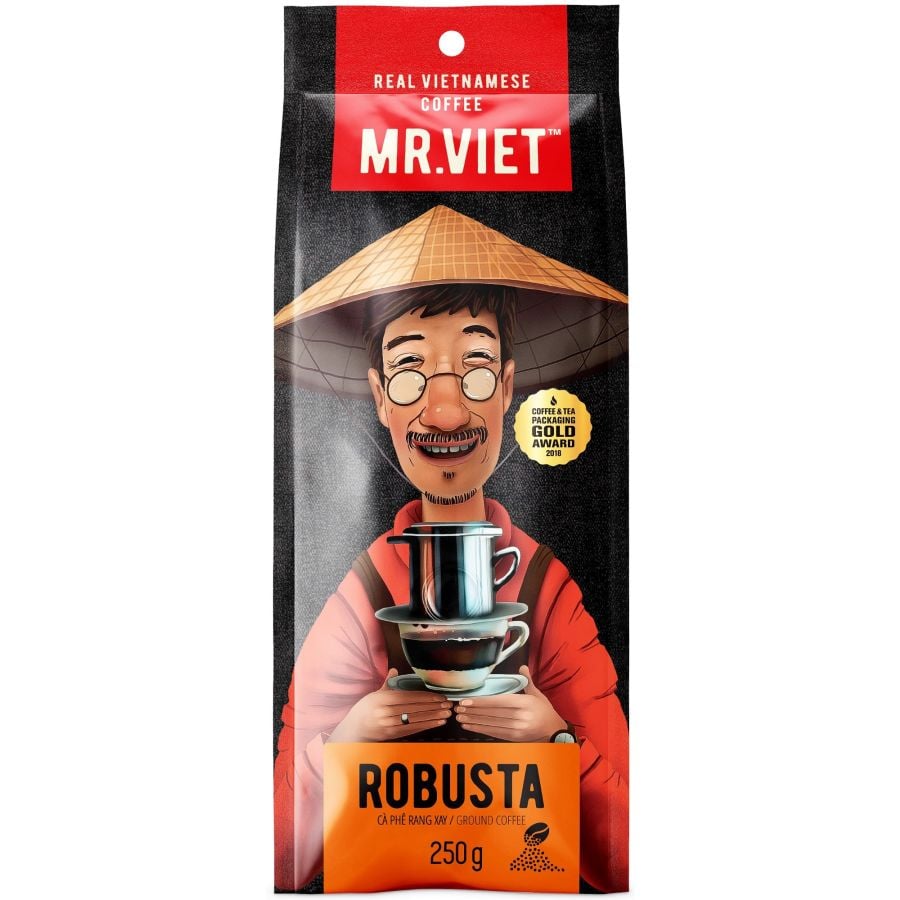Mr. Viet Robusta 250 g Ground Coffee