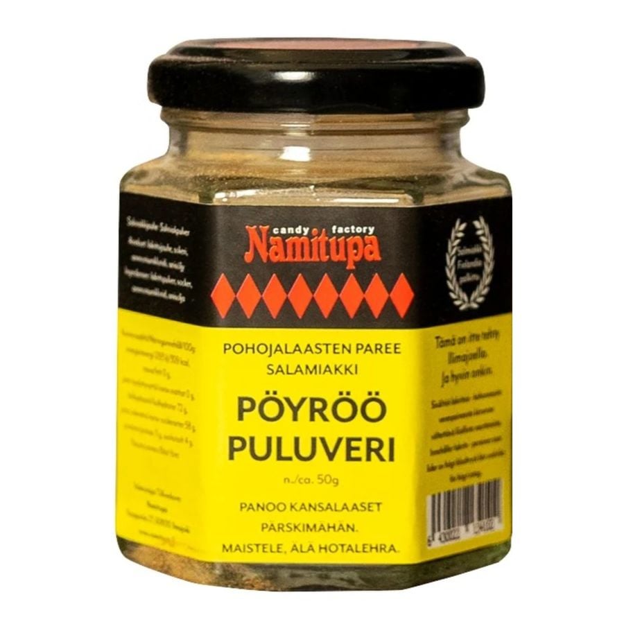 Namitupa Pöyröö Puluveri Salmiac Powder 50 g