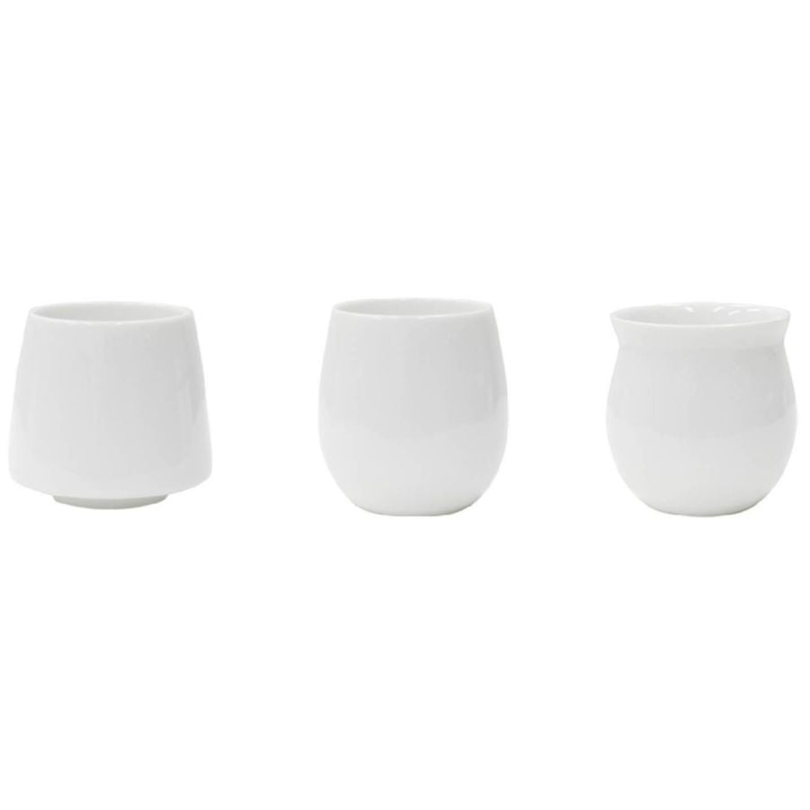 Origami Flavour Tasting Cup Set, 3 pcs blanc
