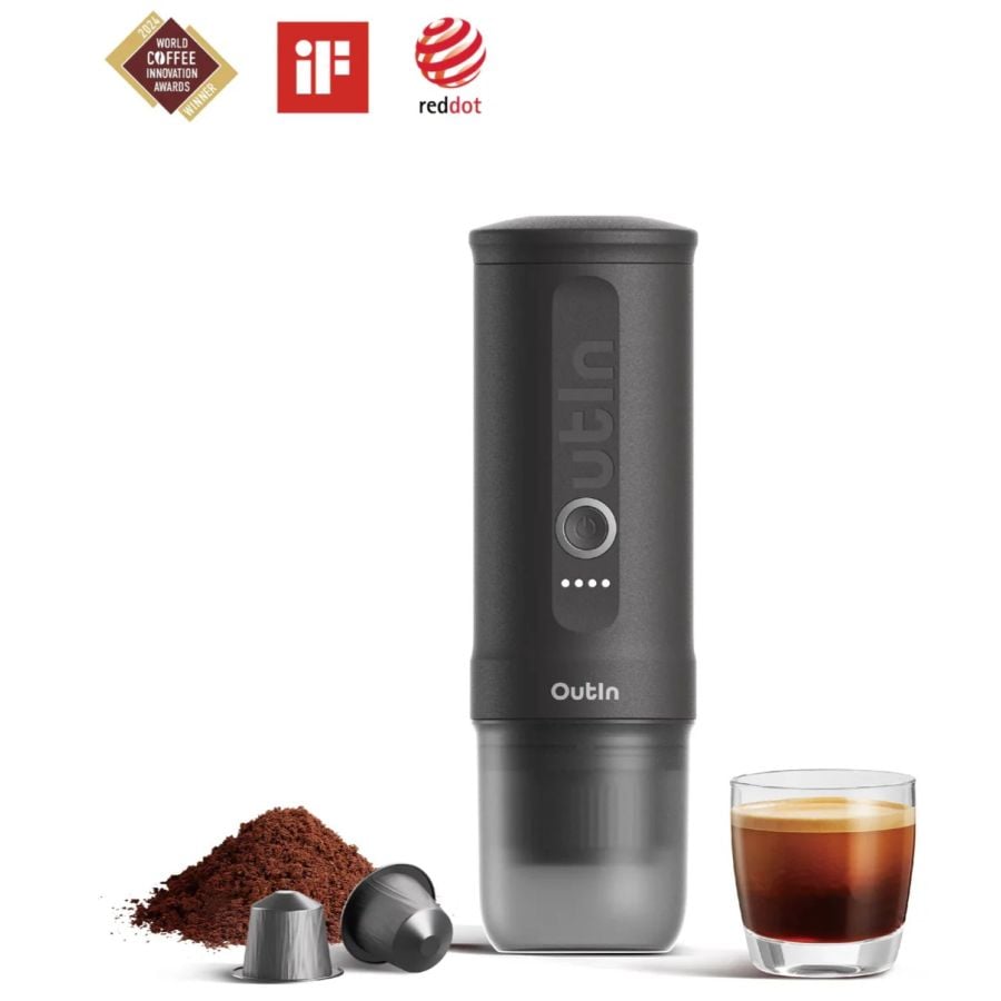 Outin Nano Espresso Maker, Space Grey