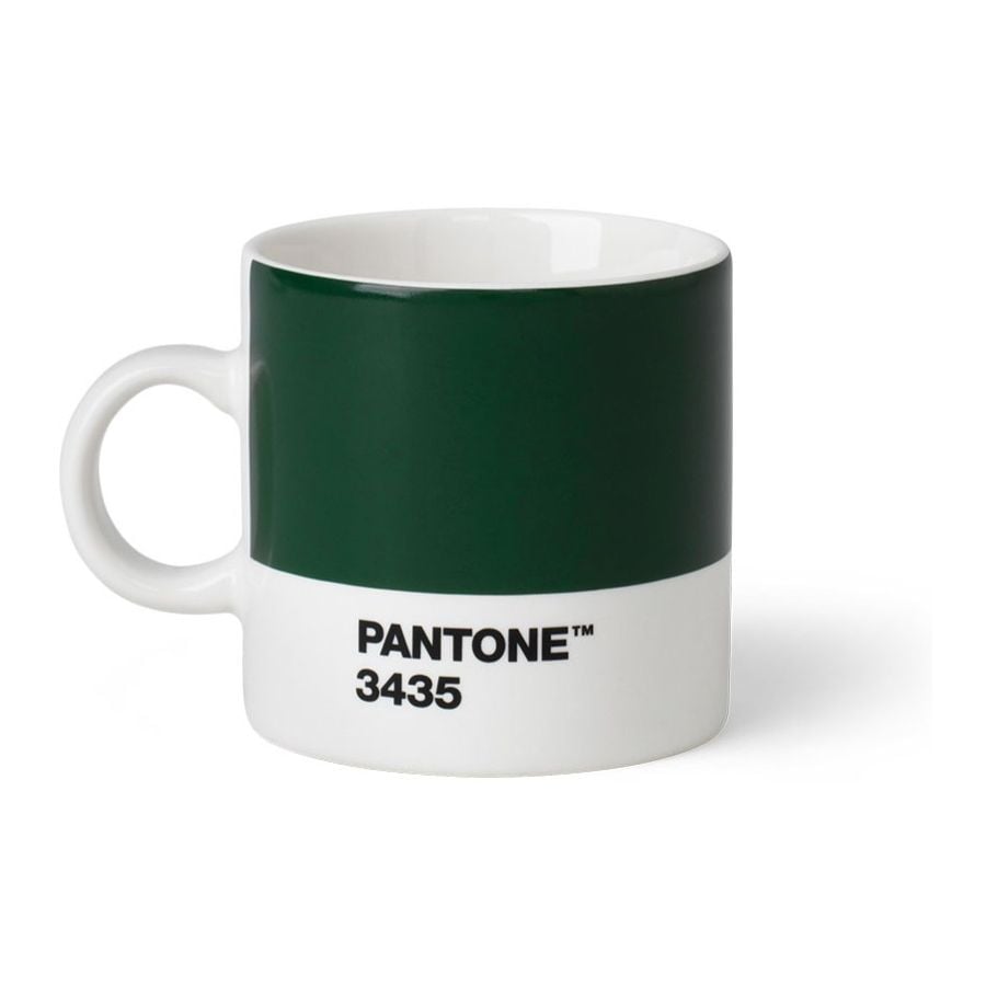 Pantone Espresso Cup, Dark Green 3435
