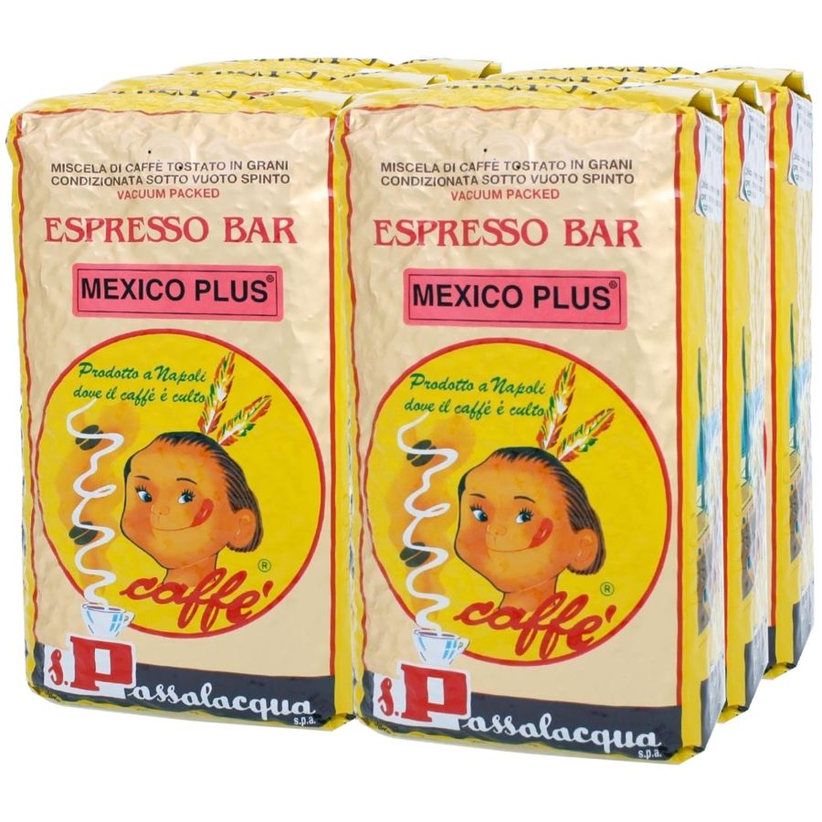 Passalacqua Mexico Plus 6 x 1 kg grains de café