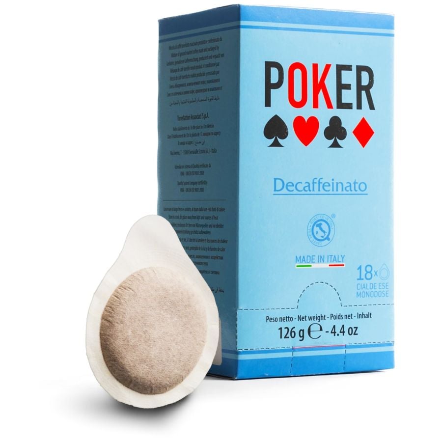 Poker Decaffeinato E.S.E. Espresso Pods 18 pcs