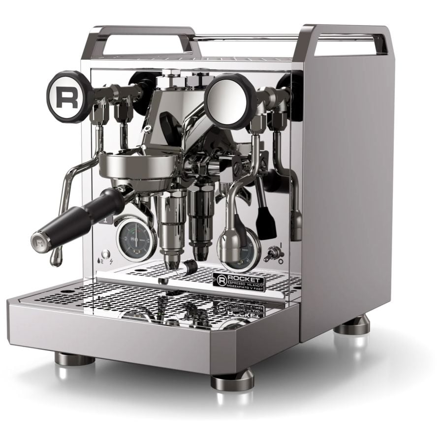 Rocket Mozzafiato Fast V Espresso Machine, Chrome