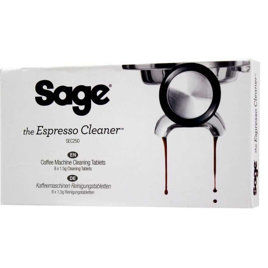 Sage Tablettes de nettoyage pour machine à expresso, 8 pièces