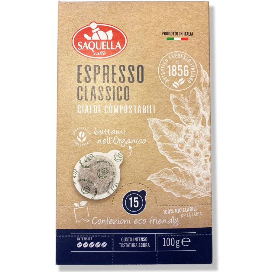 Saquella Saquella Espresso Classico Coffee Pods 15 pcs