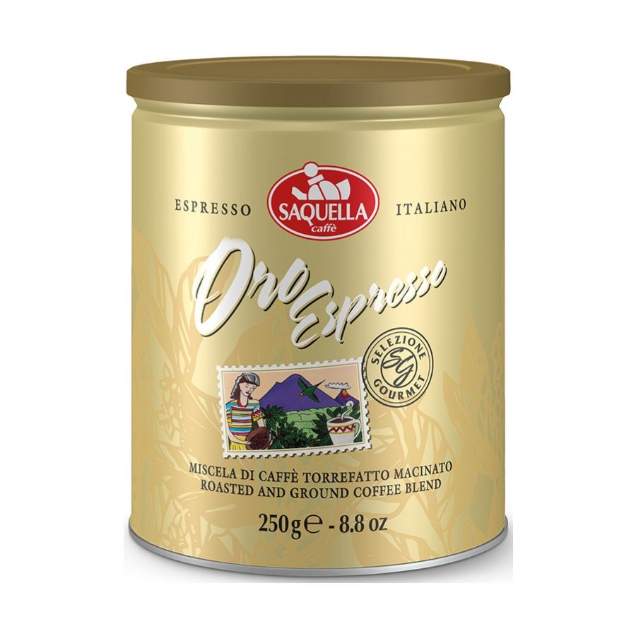 Saquella Saquella Gourmet Oro Espresso 250 g Ground Coffee
