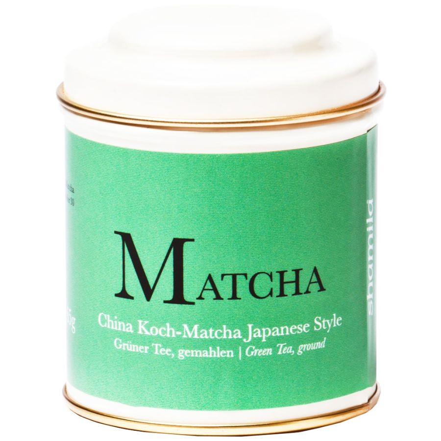 Shamila Matcha chino, estilo japonés lata de 65 g