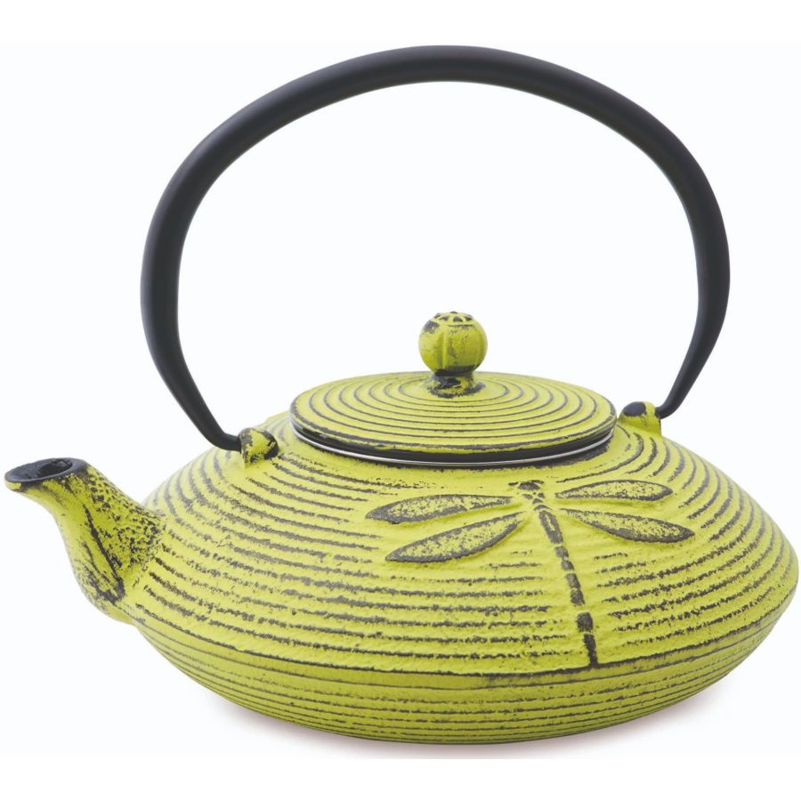 Shamila Dragonfly Iron Teapot 800 ml, Green