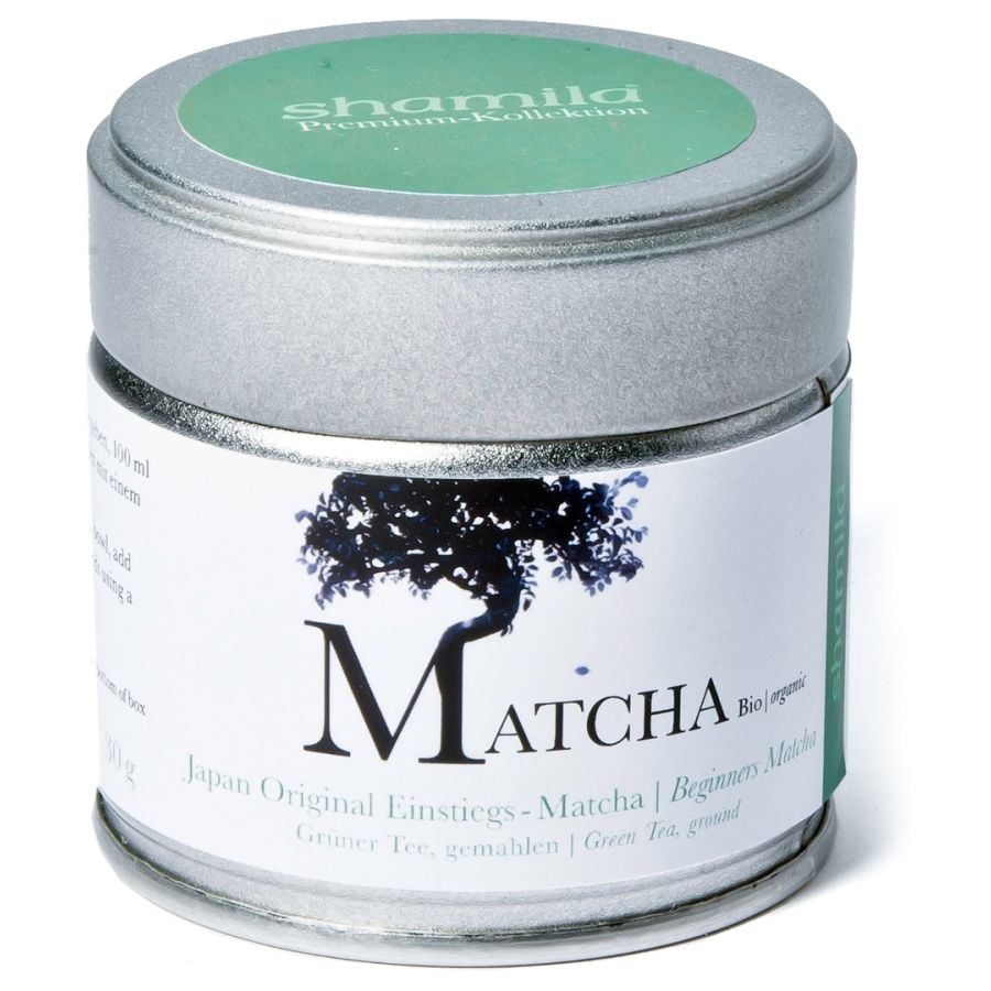 Shamila Matcha japonais pour les débutants, boîte 30 g