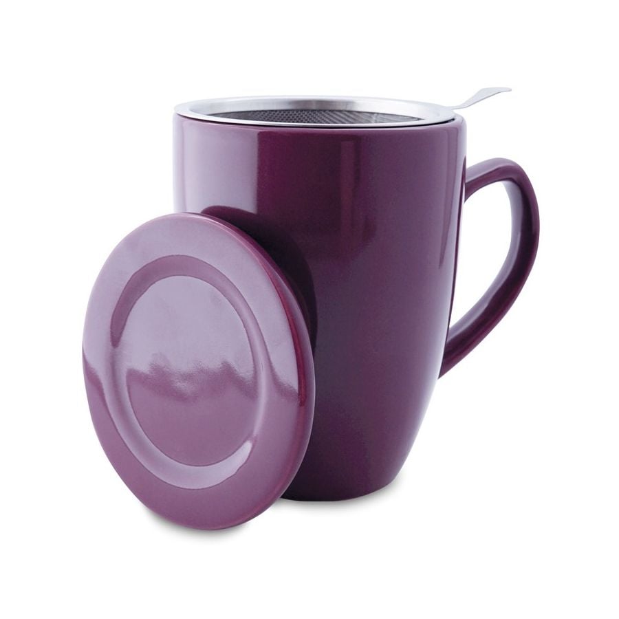 Shamila Tea Mug with Filter & Lid 350 ml, Violet
