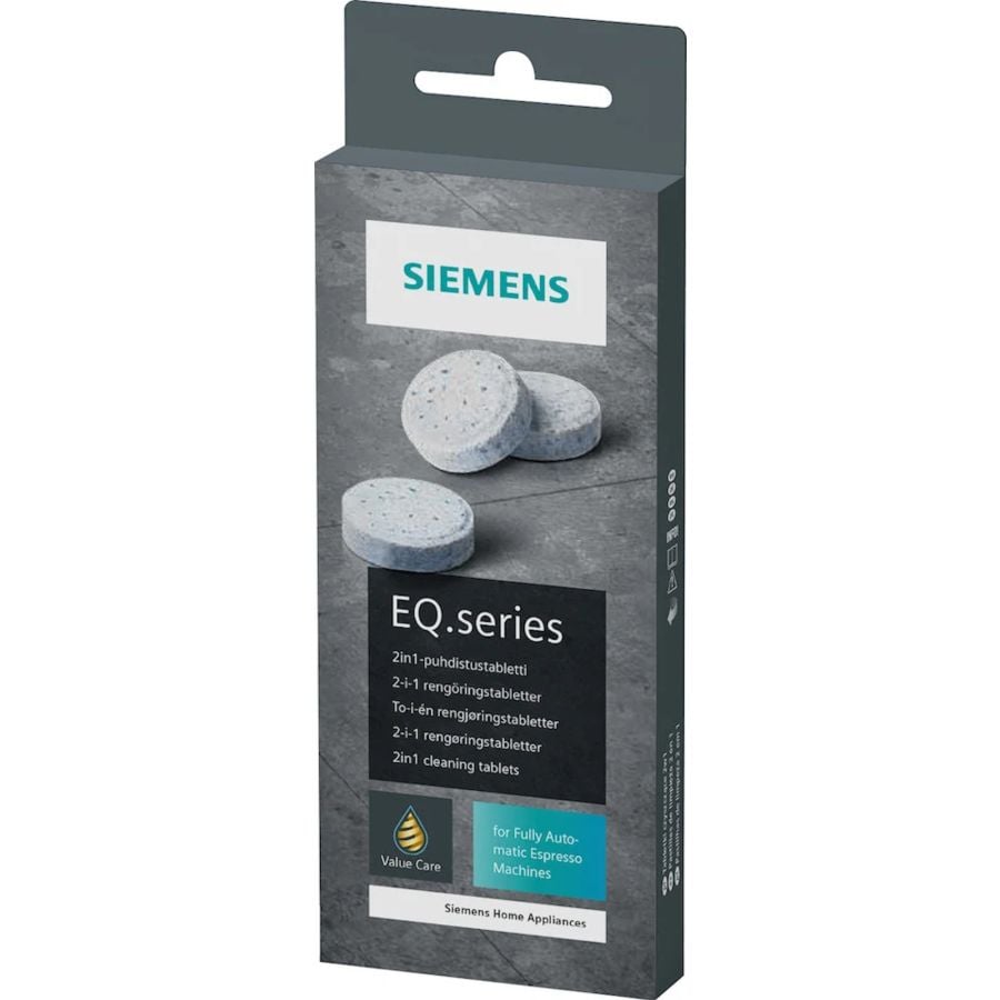 Siemens EQ.series pastillas de limpieza para cafetera, 10 uds.