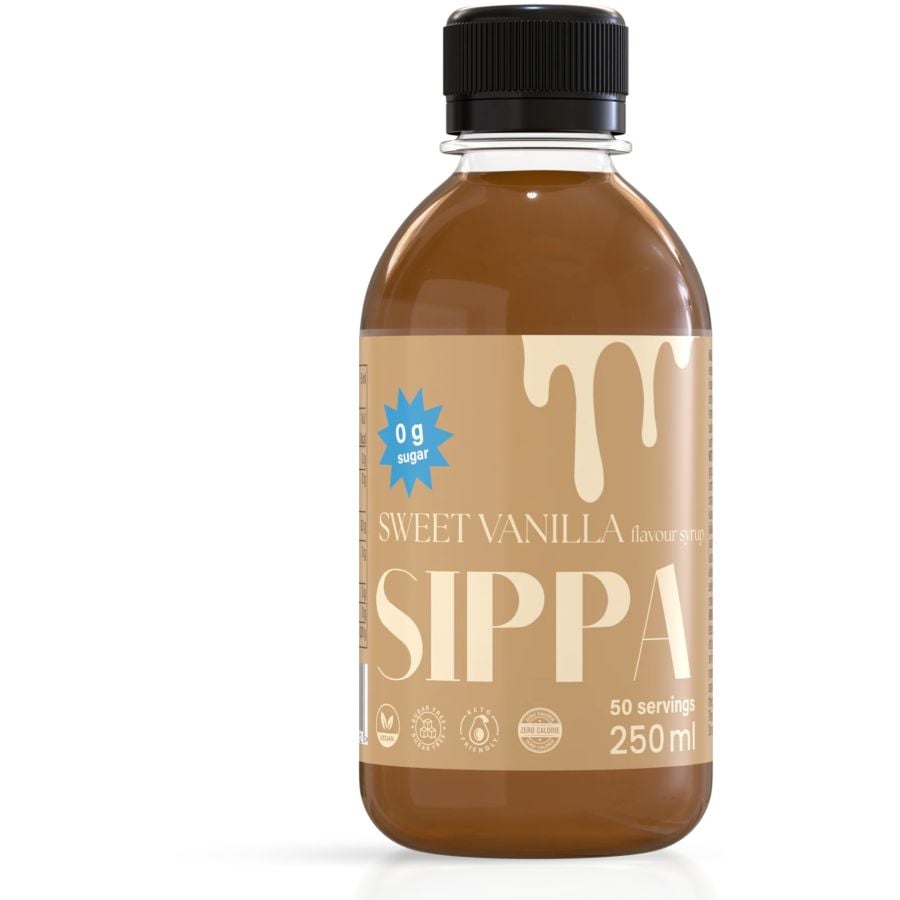 Sippa Sweet Vanilla Sugarfree Syrup 250 ml