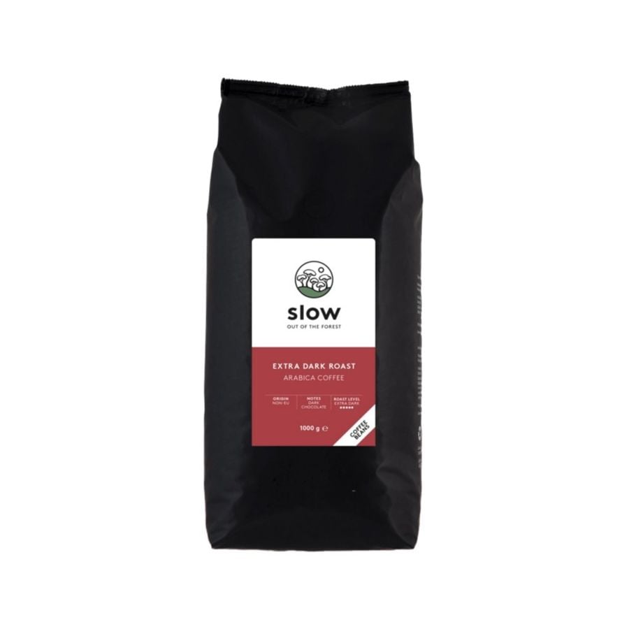 Slow Forest Extra Dark Roast 1 kg grains de café