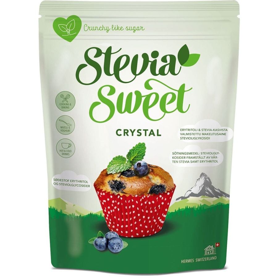 SteviaSweet Crystal édulcorant 250 g