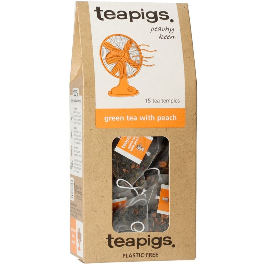Teapigs Green Tea With Peach 15 sachets de thé