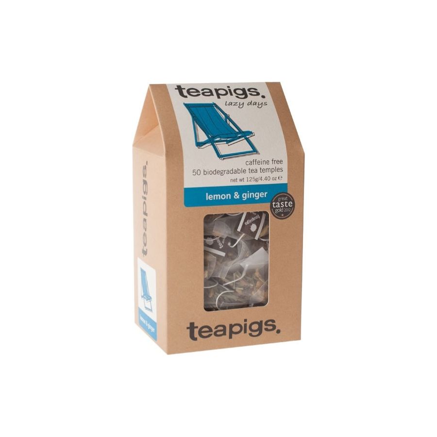 Teapigs Lemon & Ginger Tea 50 Tea Bags