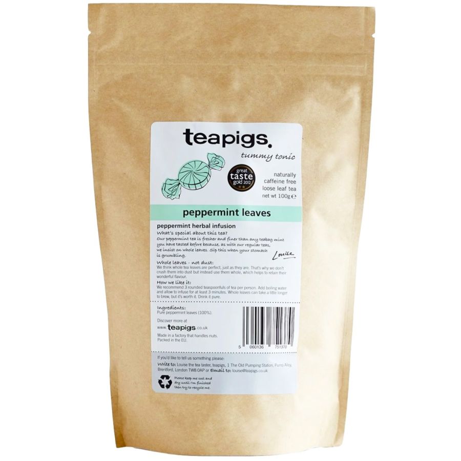 Teapigs Peppermint Leaves Thé en Feuilles Détachées 100 g