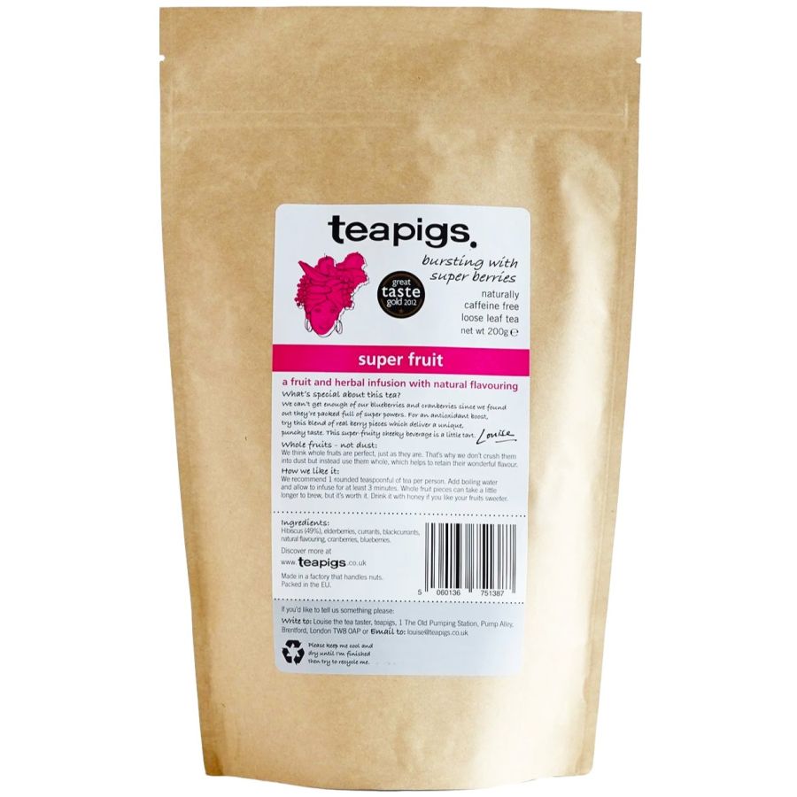Teapigs Super Fruit Té en Hojas Sueltas 200 g