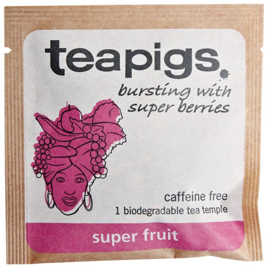 Teapigs Super Fruit, boîte de 50 sachets de thé