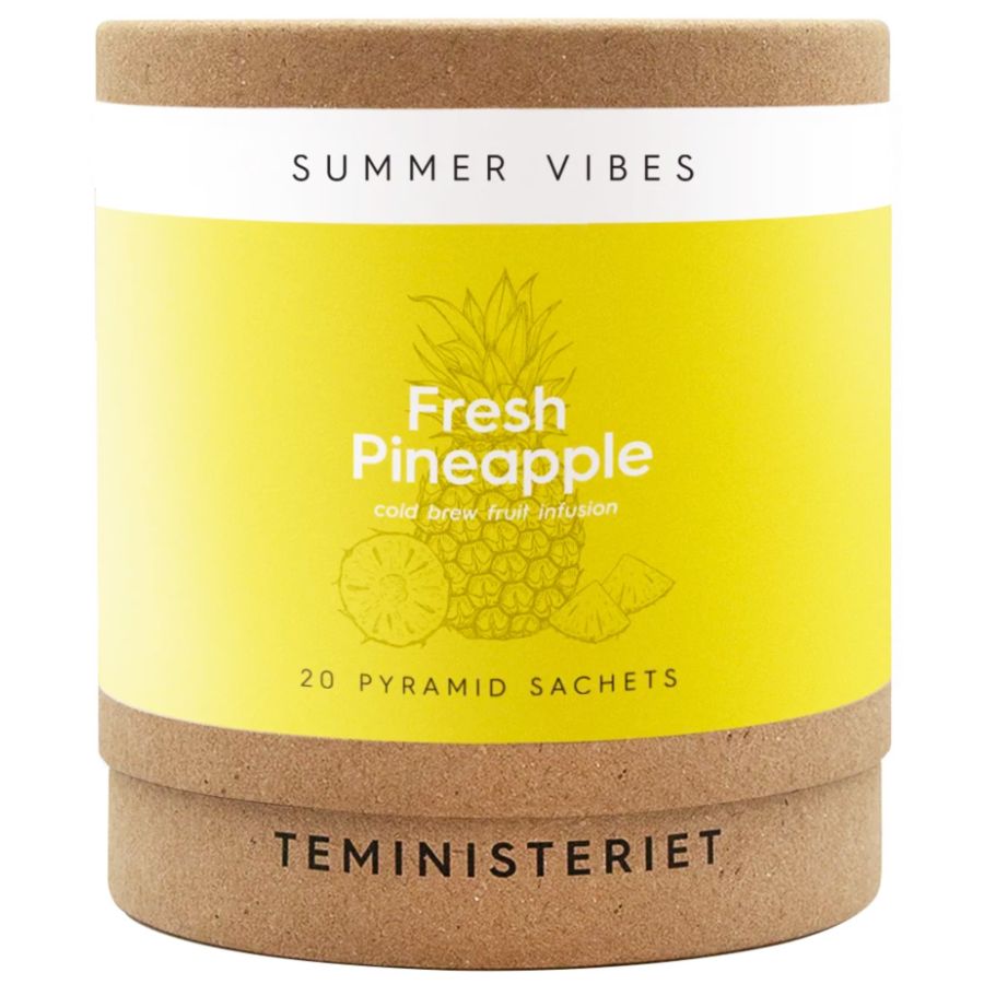 Teministeriet Summer Vibes Fresh Pineapple Cold Brew Tea, 20 Tea Bags