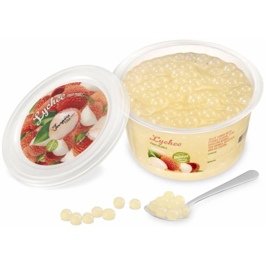 TIFC Boba Bubble Tea Fruit Pearls, Lychee 450 g