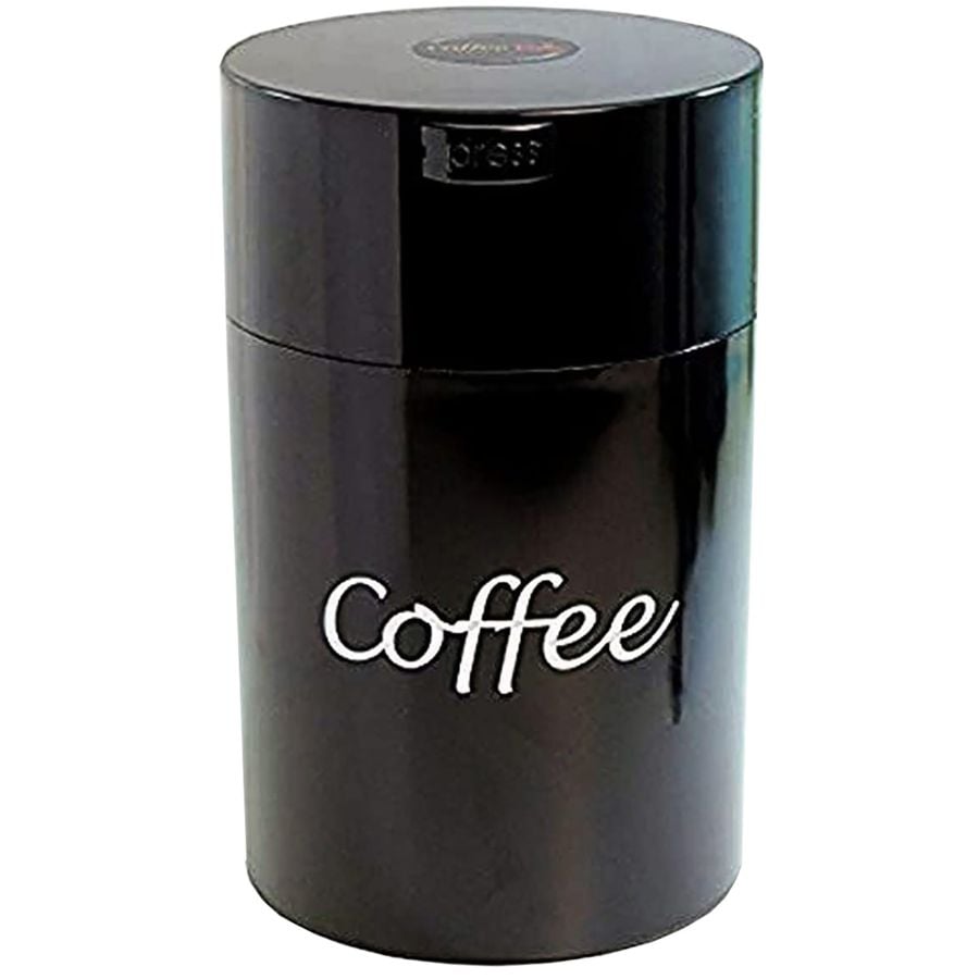 TightVac CoffeeVac contenant de stockage sous vide 500 g, noir avec texte