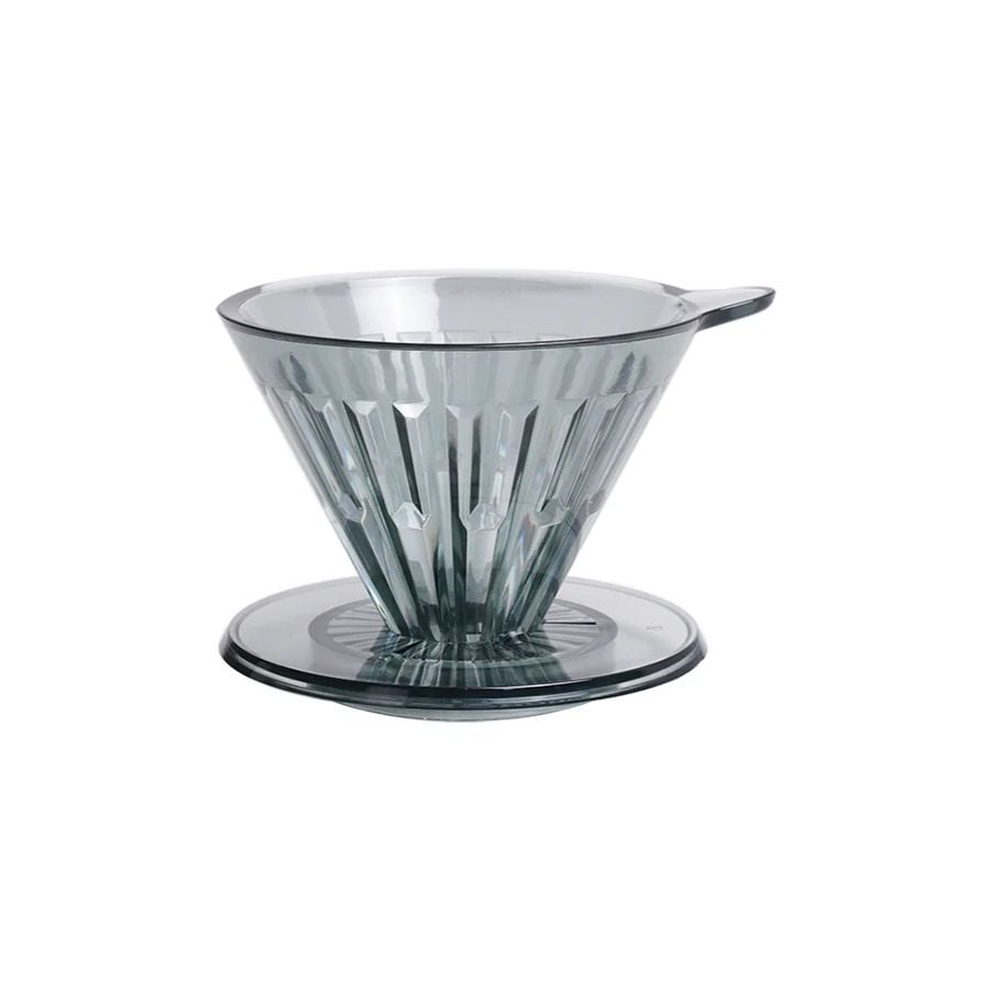 Timemore Crystal Eye Dripper maat 02, transparant zwart