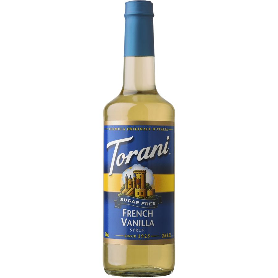 Torani Sugar Free French Vanilla sirop sans sucre 750 ml