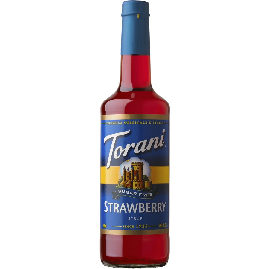 Torani Sugar Free Strawberry sirop sans sucre 750 ml