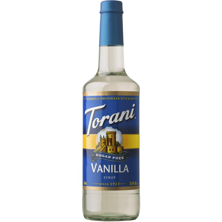 Torani Sugar Free Vanilla sirop sans sucre 750 ml